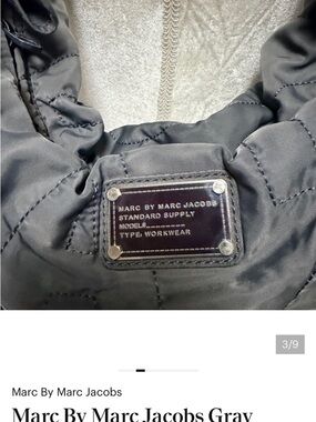 Marc By Marc Jacobs Black Quilted Jacket with Plaque#37